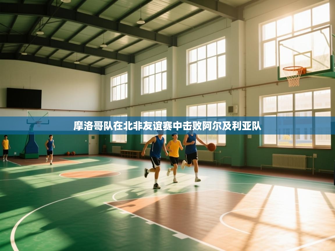 摩洛哥队在北非友谊赛中击败阿尔及利亚队  第2张